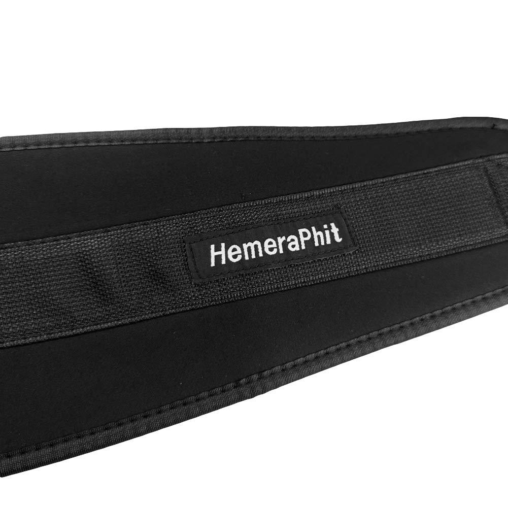 HemeraPhit Pull-up Belt Weighted Dip Belt with Chain Double D-ring Weightlifting Back Support Strap Home Gym Equipment Waist Belt (#1) 2