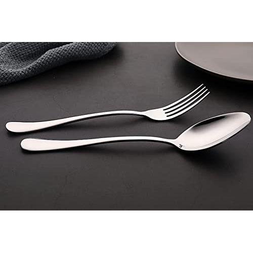 TZMY-EU Knife and Fork Set 16-Piece Cutlery Set Silver Stainless Steel Flatware Set Service for 4 Silverware Set for Home Kitchen Party Travel School 3