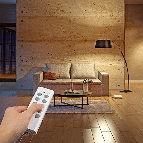 HBN Remote Control Socket Wireless Operated 30M/100ft Range UK Mains Plug for Household Appliances, 10A/2400W, 5 Pack Sockets and 2 Remote 2
