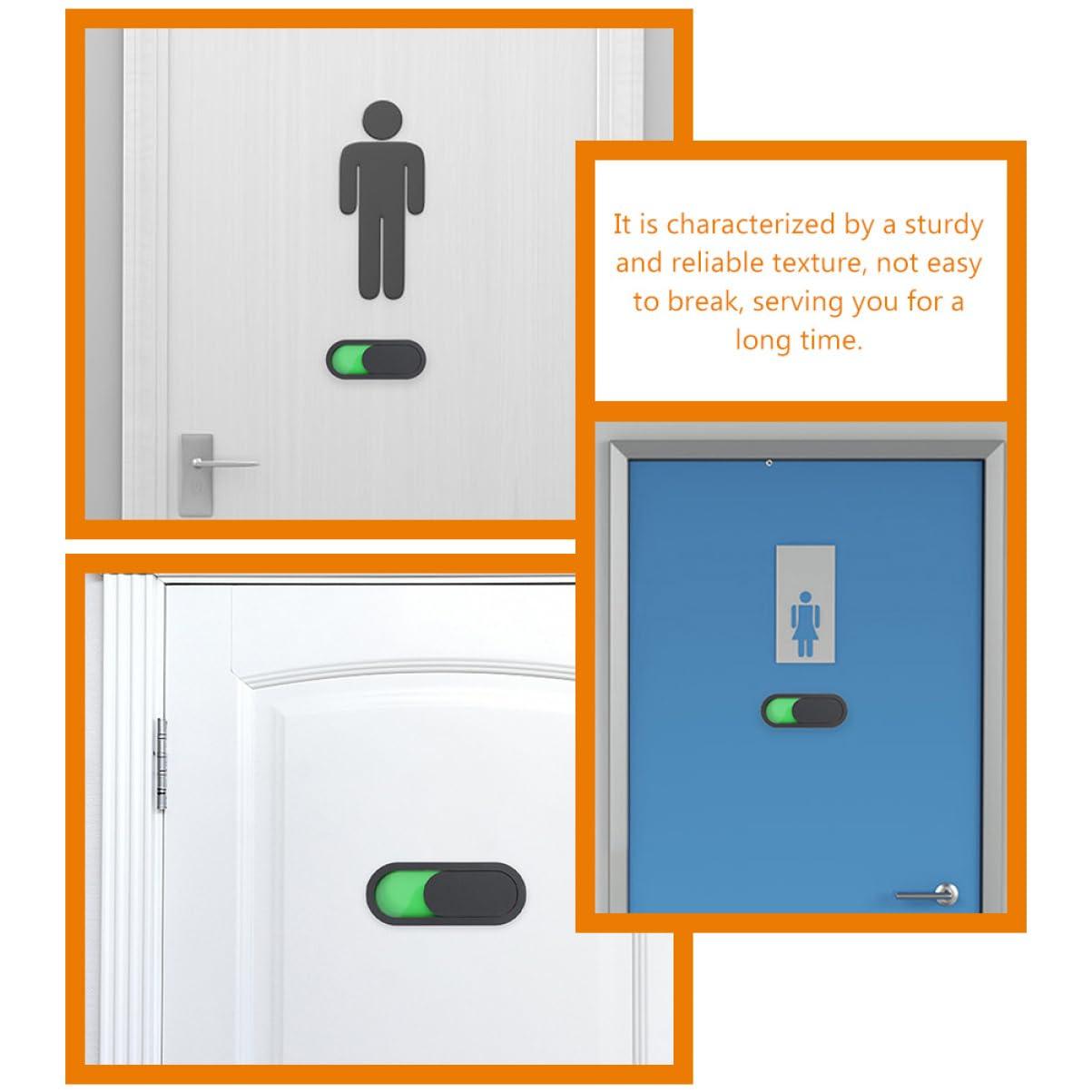 Abaodam 2Pcs Signage do not disturb sign bathroom occupied sign door occupied sign for toilet sign for bathroom toilet privacy slider toilet door signboard dishwasher office 6cm 1