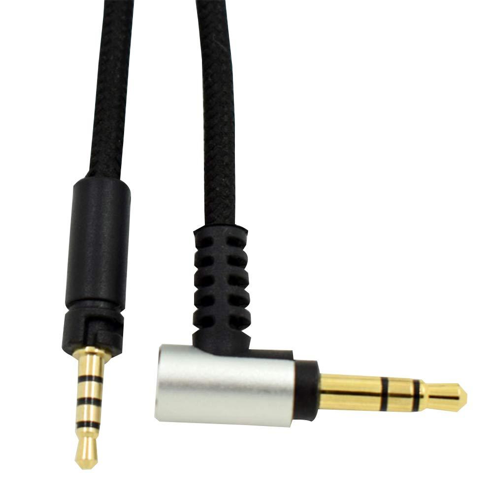 Henghx 3.5mm to 2.5mm Replacement Cable - for Momentum On Ear/On Ear 2.0,Over Ear/Over Ear 2.0,1.2m Black Aux Cord HiFi Wire 4