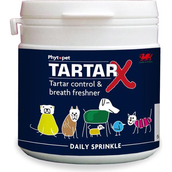 Phytopet TartarX | XL 300g | 100% Natural Herbal Remedy | Tartar Control, Breath Freshener, and Plaque Removal | For Dogs, Cats & Horses 0