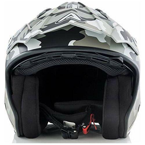 Acerbis All Use Street Helmet, Camo/Brown, Size Small 3