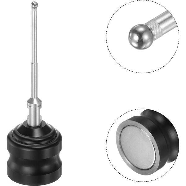 sourcing map Zero Touch Probe Locating L100mm 4mm Tungsten Steel Ball Magnetic Centering Device for EDM Machine 3