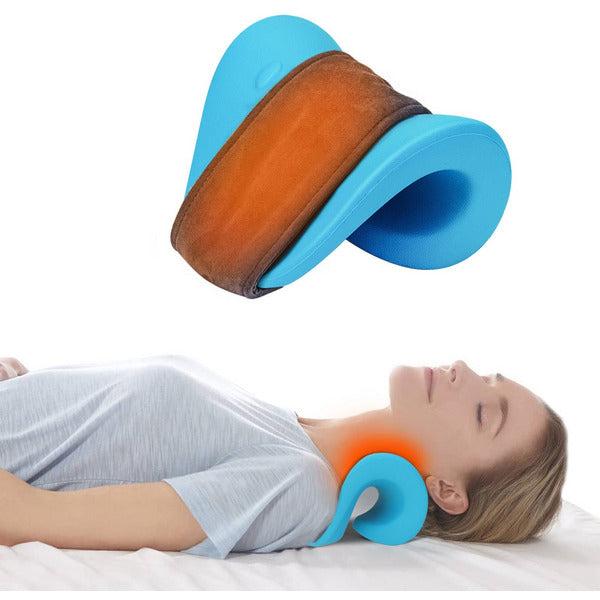 HONGJING Heated Neck Cloud Pain Relief Pillow, Neck Cloud Neck Stretcher Cervical Traction Device for Neck & Shoulder Relaxation