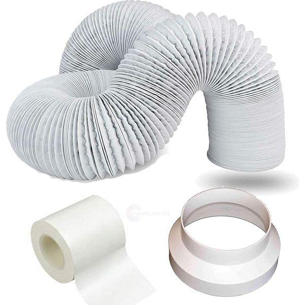 6 inch Plastic Blauberg 3m portable Air Conditioner venting duct hose extension kit. 0