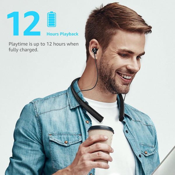 Wireless Headphones Bluetooth IPX5 Waterproof Sports Wireless Earphones 12 Hours Playtime Magnetic Earbuds for Workout Running Gym 4