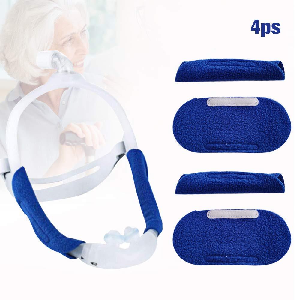 CPAP Strap Covers, CPAP Strap Comfort Pads, CPAP Face Pads, Compatible with Most Full-Face Headgear. [Pack of 4]