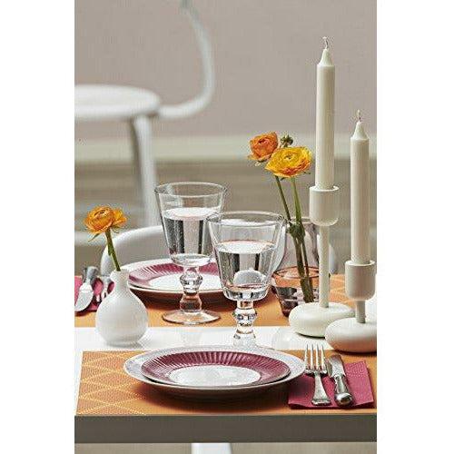 Tork 474540 Bistro Red Paper Placemat / Modern 1 Ply Decorated Paper Place Mat in Red & White / WxL: 42cm x 27cm / 500 Placemats 1