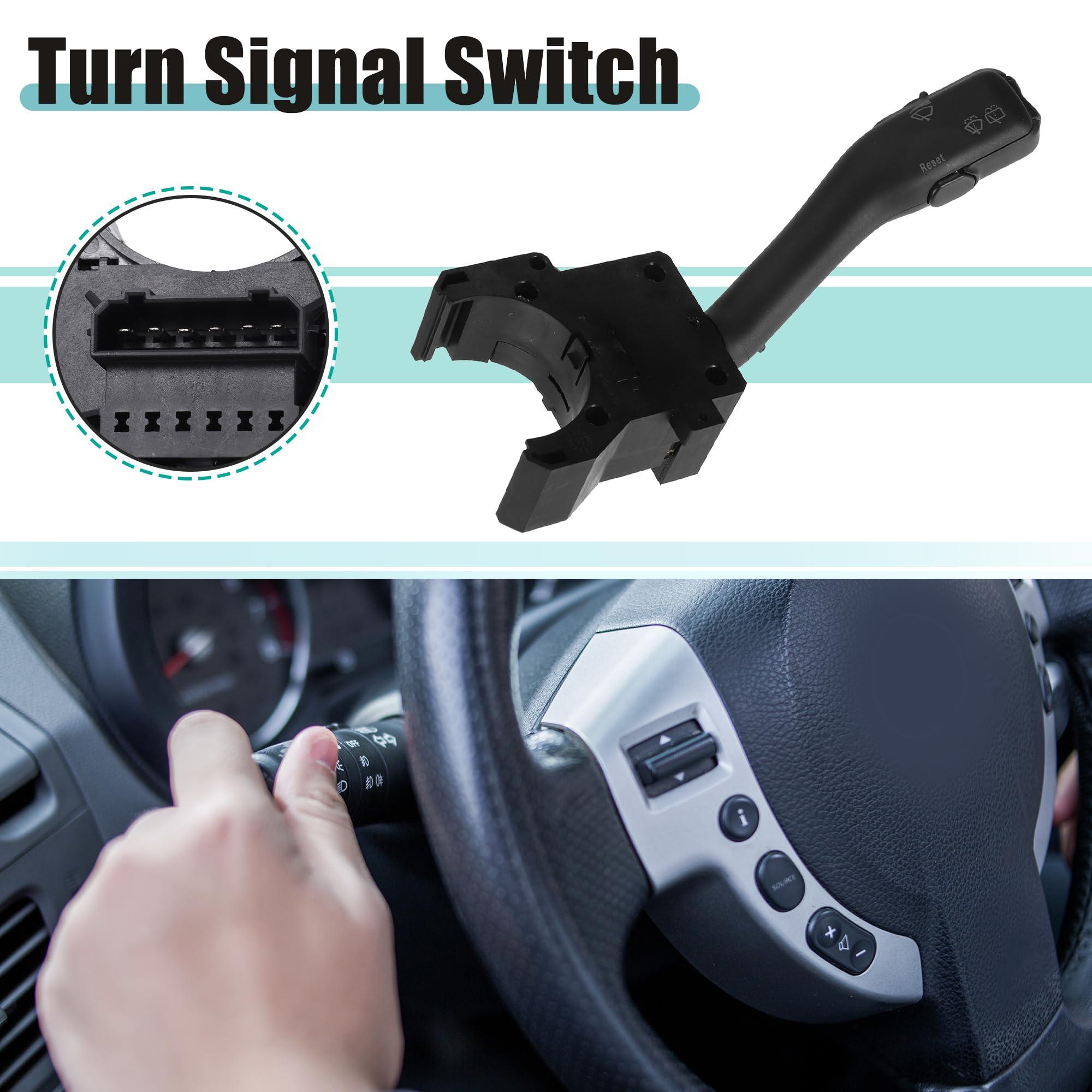 X AUTOHAUX Turn Signal Switch Fit for VW Sharan - 1 Pcs Black 1