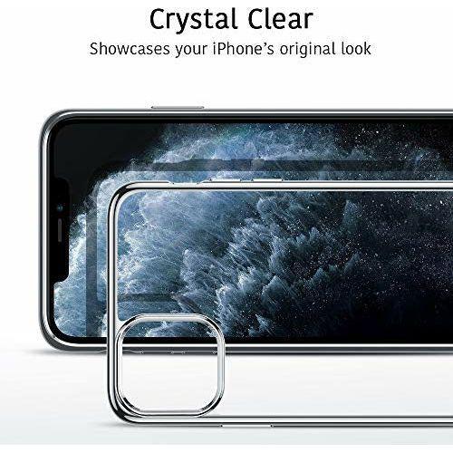 ESR Essential Zero Designed for iPhone 11 Pro Case, Slim Clear Soft TPU, Flexible Silicone Cover for iPhone 11 Pro, Black Frame 2
