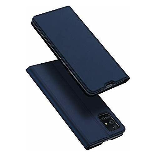 DUX DUCIS Case for Samsung Galaxy A71, Ultra Fit Flip Folio Leather Case Cover with [Kickstand] [Card Slot] [Magnetic Closure] for Samsung Galaxy A71 (Deep blue) 0