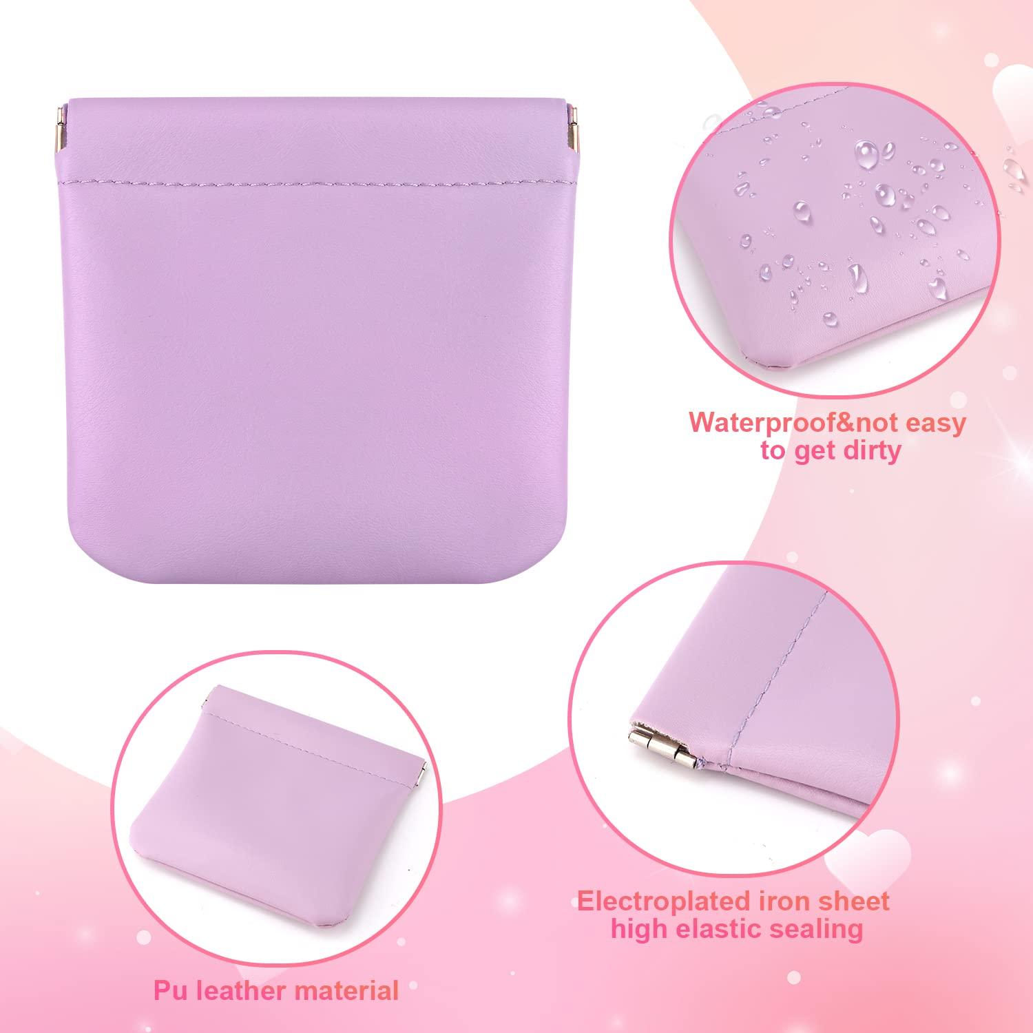 8pcs Pocket Cosmetic Bag, Waterproof Pocket Cosmetic Bag Portable Cosmetic Pouch Mini Travel Makeup Bag No Zipper Squeeze Top Cosmetic Bag for Cosmetics 3