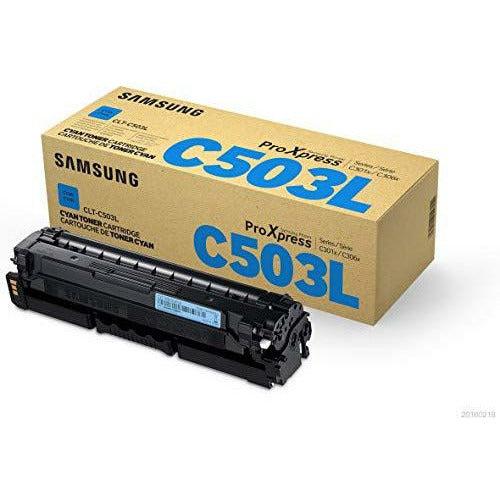 Samsung SU014A CLT-C503L High Yield Toner Cartridge, Cyan, Pack of 1 1