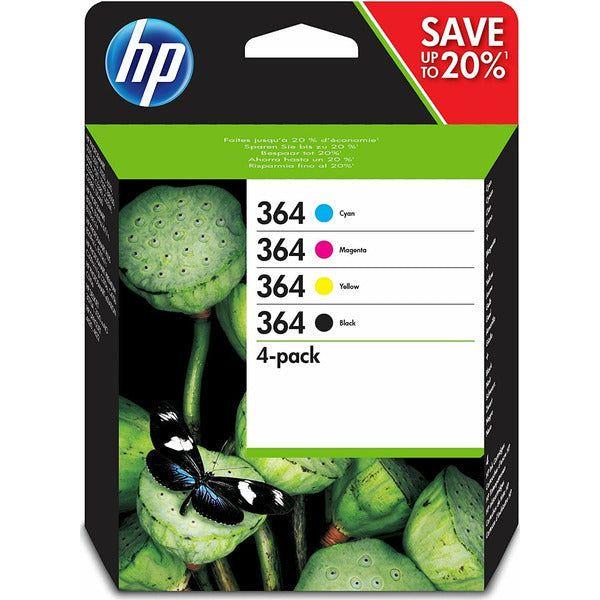 HP 364 CMYK Ink Cartridge Combo 4-Pack Standard Capacity 0