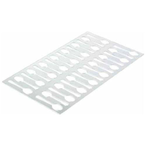 Martellato SCSP01 30 Part Plastic Stencil, 130 x 30 x 2 mm, Transparent 0