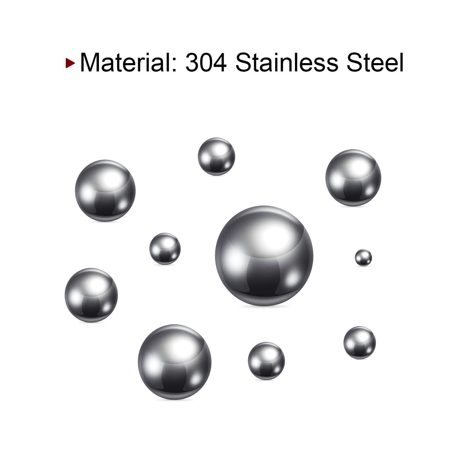 sourcing map 25pcs Precision Balls 7/16" Diameter 304 Stainless Steel for Bearings 4