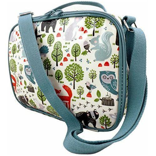 Gisela Graham Forest Friends PVC Fabric Lunch Bag with Strap 2