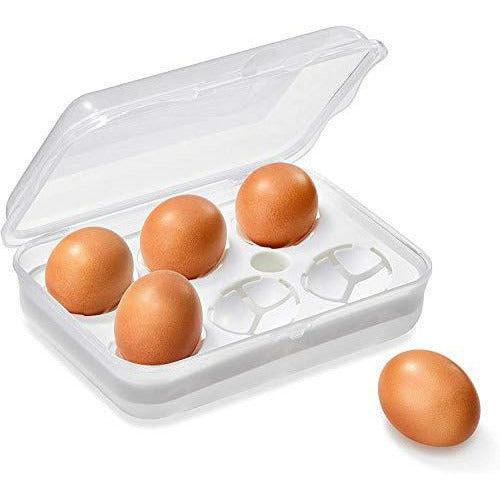 Rotho, Fun, Transport box for 6 eggs, Plastic (PP) BPA-free, transparent, 20,0 x 14,0 x 6,0 cm 0