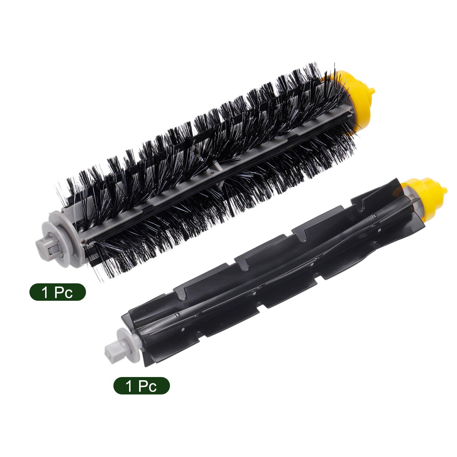 sourcing map Multi-Surface Rubber Brushes Filter Replacement Parts for Vacuum Accessories 1 Set 2