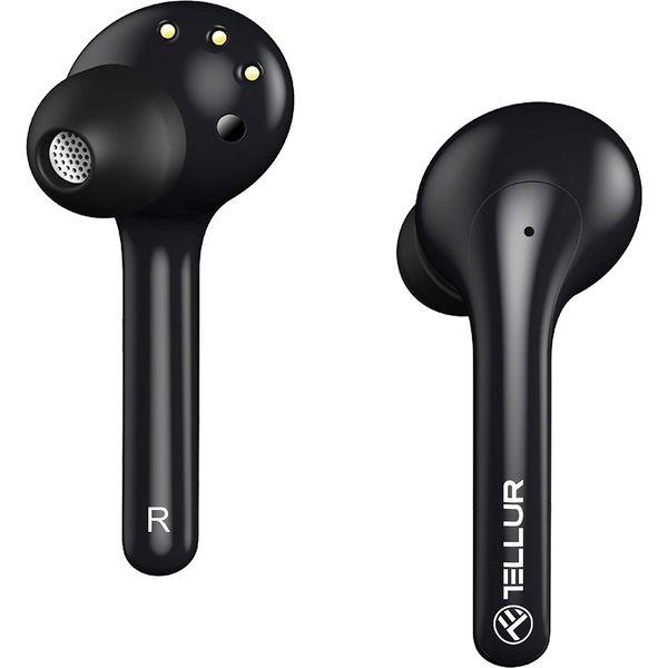 TELLUR Ambia Bluetooth True Wireless Headphones - Wearing Detection, Tap Control, Intelligent Switch, Automatic Connection, Black 1