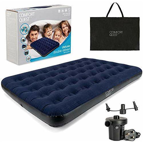 Double Airbed Inflatable Camping Blow Up Mattress Air Bed And Electric Pump 0