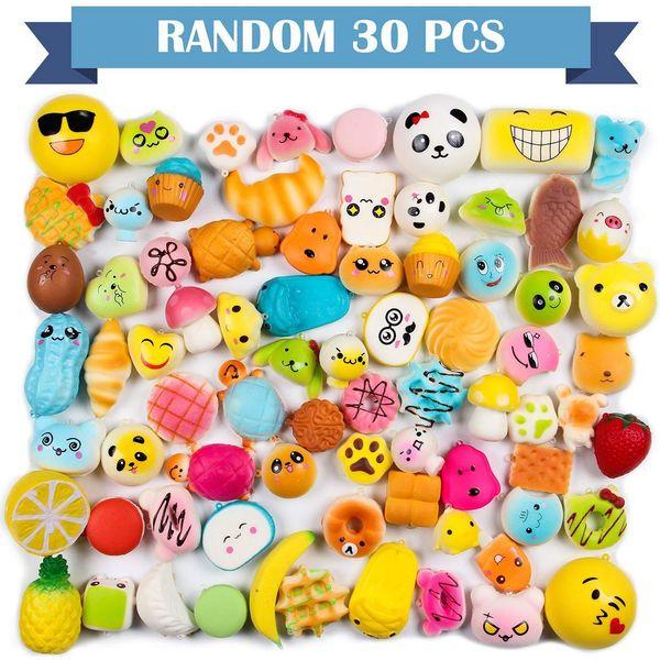 Animals Squeeze Toys for Kids Creamy Slow Rising Kawaii Soft Food Education Squeeze Toys (70pcs) 1