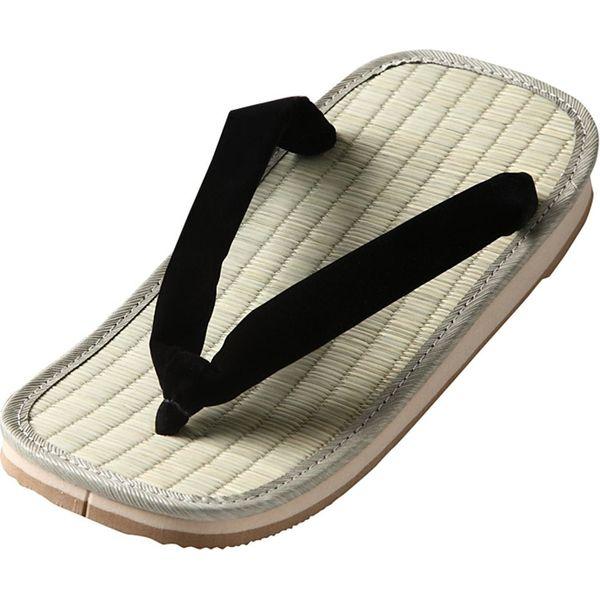 Edoten Japan Zouri Sandals Black Setta Igusa Black Size: XXL 0