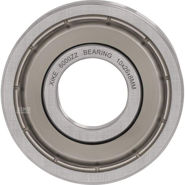 XIKE 6010ZZ Ball Bearings 50x80x16mm Bearing Steel and Double Metal Seals, Pre-lubricated, 6010-2Z Deep Groove Ball Bearing with Shields, 2 in a pack. 3