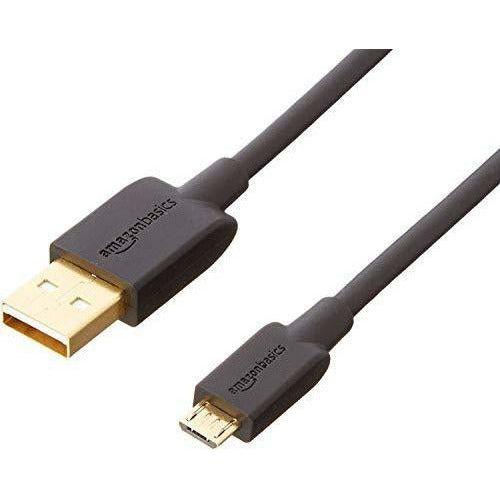 AmazonBasics USB 2.0 A-Male to Micro B Cable, 3 feet, Black 0
