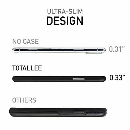 totallee Thin iPhone 11 Case, Thinnest Cover Ultra Slim Minimal - for Apple iPhone 11 (2019) (Solid Black) 1