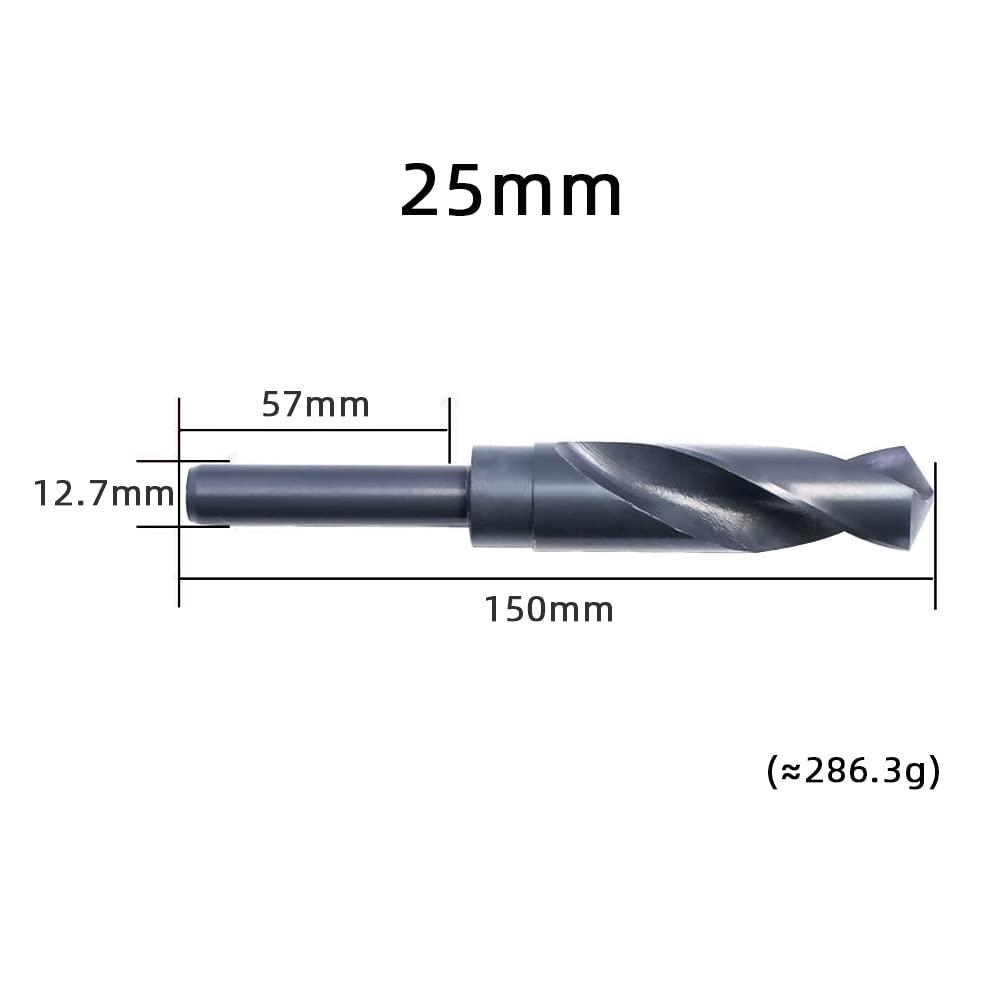 Jerilla 25mm HSS Twist Drill Bits Spiral Drill Bit Metal Auger Hole Opener Tools for Aluminum, Copper, Iron Plate, Stainless Steel, Wood, Plastic 2