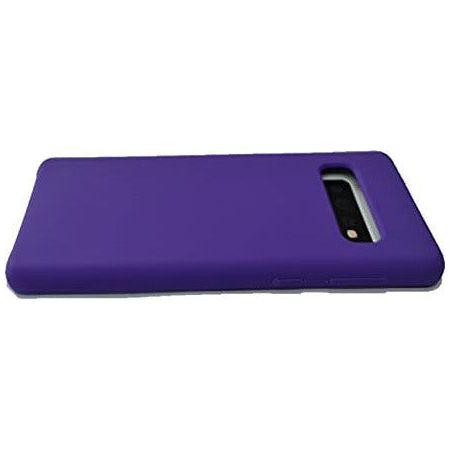 CP&A Protective Phone Case - Liquid TPU Silicone Gel Rubber Case for Samsung S10, Shock-Absorption Bumper Slim and Light Anti-Scratch Protective Shell Cover for Samsung Galaxy S10 (Deep Purple) 4