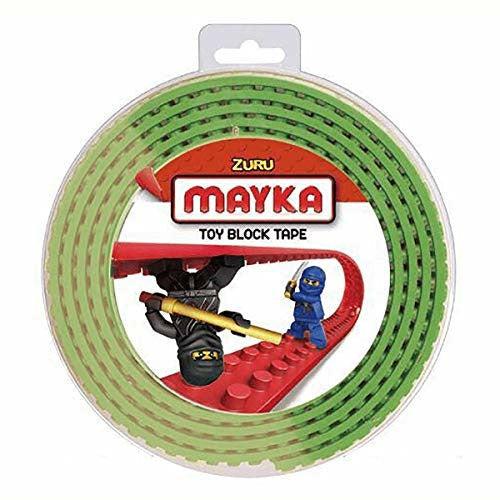 ZURU Mayka Tape - 2 Stud Light Green 1 Metre 2