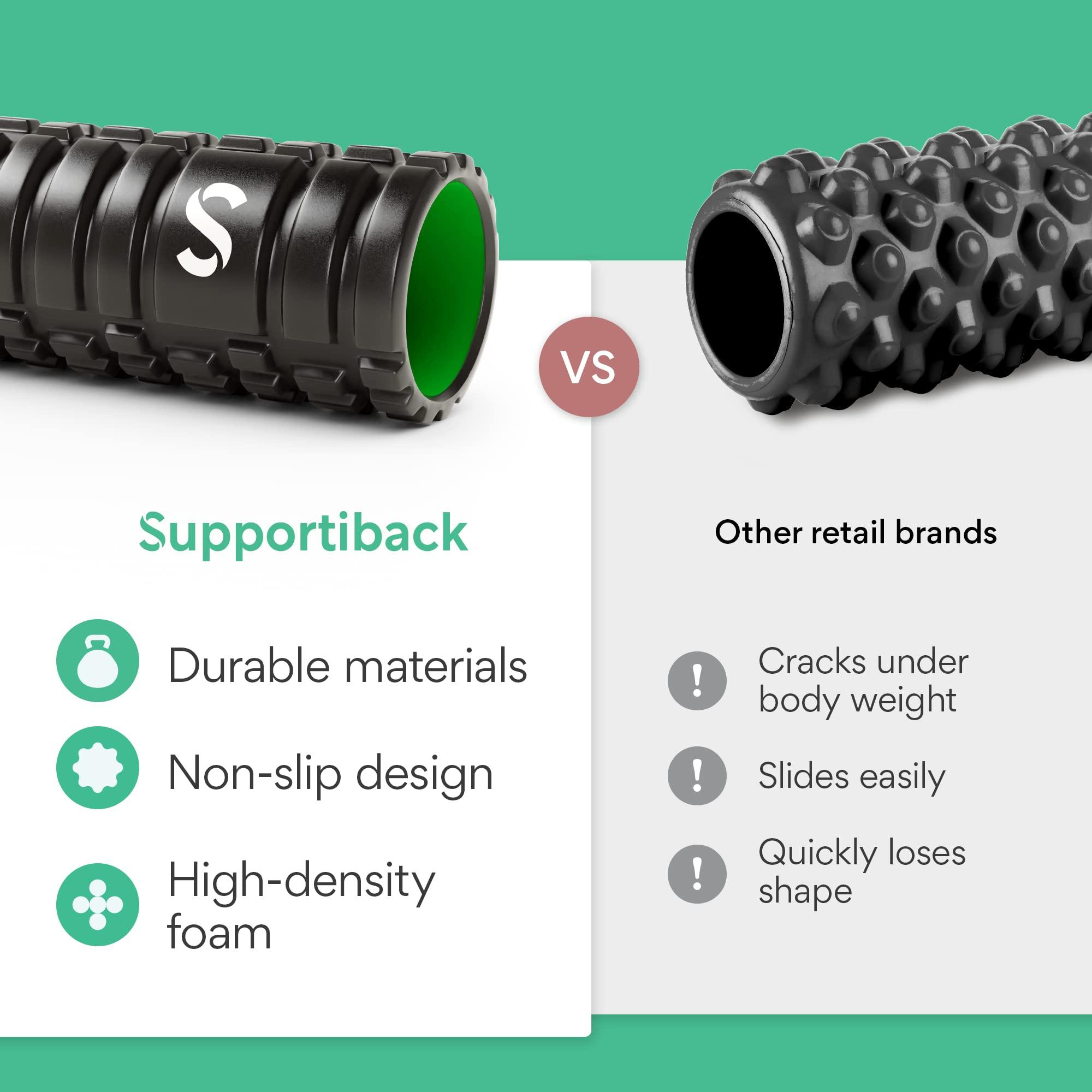 Ultra Targeting Foam Roller - 5X More Precise with Patented Physio-Density Matrix - 3X Safer with Shock Absorption - Athlete Approved 1