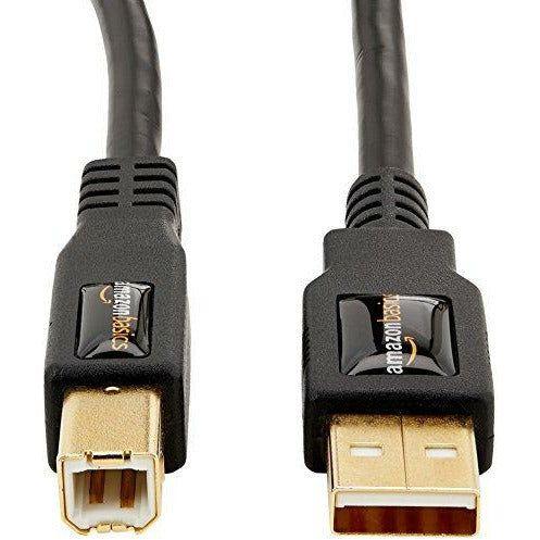 AmazonBasics USB 2.0 A-Male to B-Male cable with Gold-plated connectors (3 m/10 Feet) 3