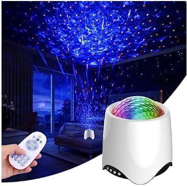 Star Projector, 3 in 1 LED Sky Projector with 14 Projection Effects, Music Speaker, Sky Star Lite Light, Nebula Cloud, Galaxy Starry Night Light Projector for Baby Bedroom Christmas Gift