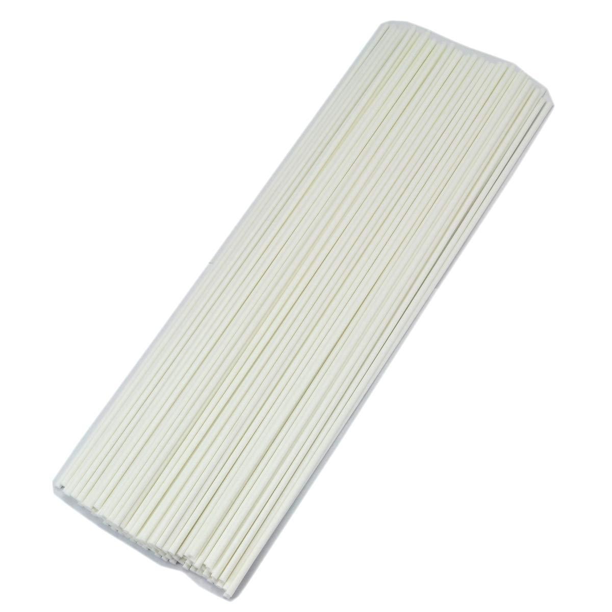 100pcs Fiber Reed Diffuser Sticks For DIY Home Fragrance （20cmx3mm,White) 3