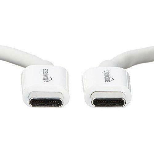 AmazonBasics USB Type-C to USB Type-C 2.0 Cable - 2.7 m - White 4