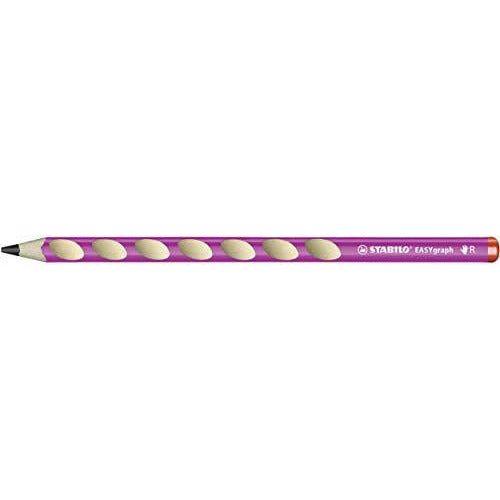 Handwriting Pencil - STABILO EASYgraph B Left Handed - Pink Pack of 2 2
