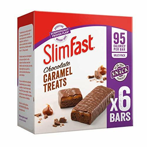 SlimFast Chocolate Caramel Snack Bar Multipack, Pack of 5 Boxes - 30 Bars 0
