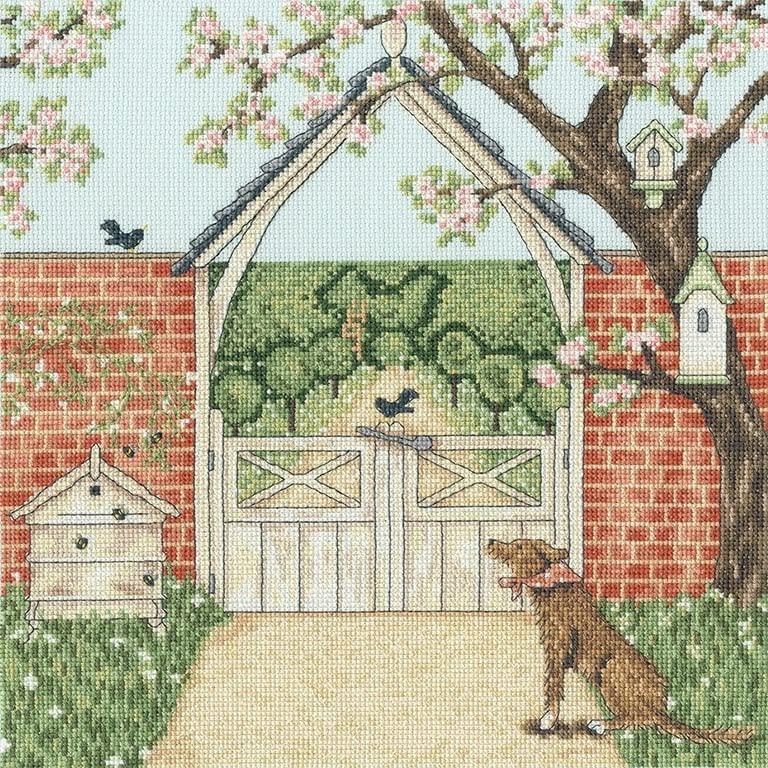 Bothy Threads Counted Cross Stitch Kit - A Country Estate: Lych Gate