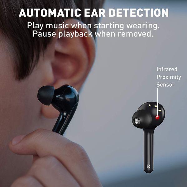 TELLUR Ambia Bluetooth True Wireless Headphones - Wearing Detection, Tap Control, Intelligent Switch, Automatic Connection, Black 3