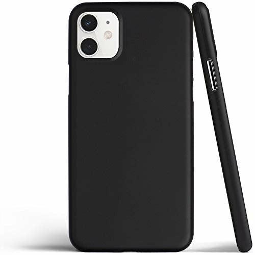 totallee Thin iPhone 11 Case, Thinnest Cover Ultra Slim Minimal - for Apple iPhone 11 (2019) (Solid Black) 0