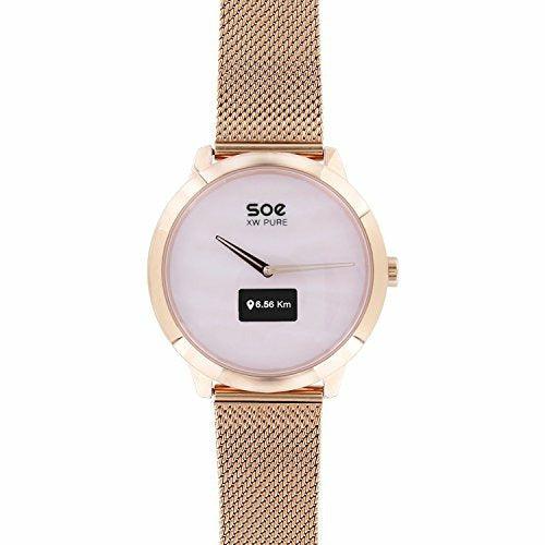 X-WATCH | SOE hybrid smartwatch women Ã¢â¬â rose gold fitness bracelet watch Ã¢â¬â ladiesÃ¢â¬â¢ smart watch android and iOS with activity tracker 1