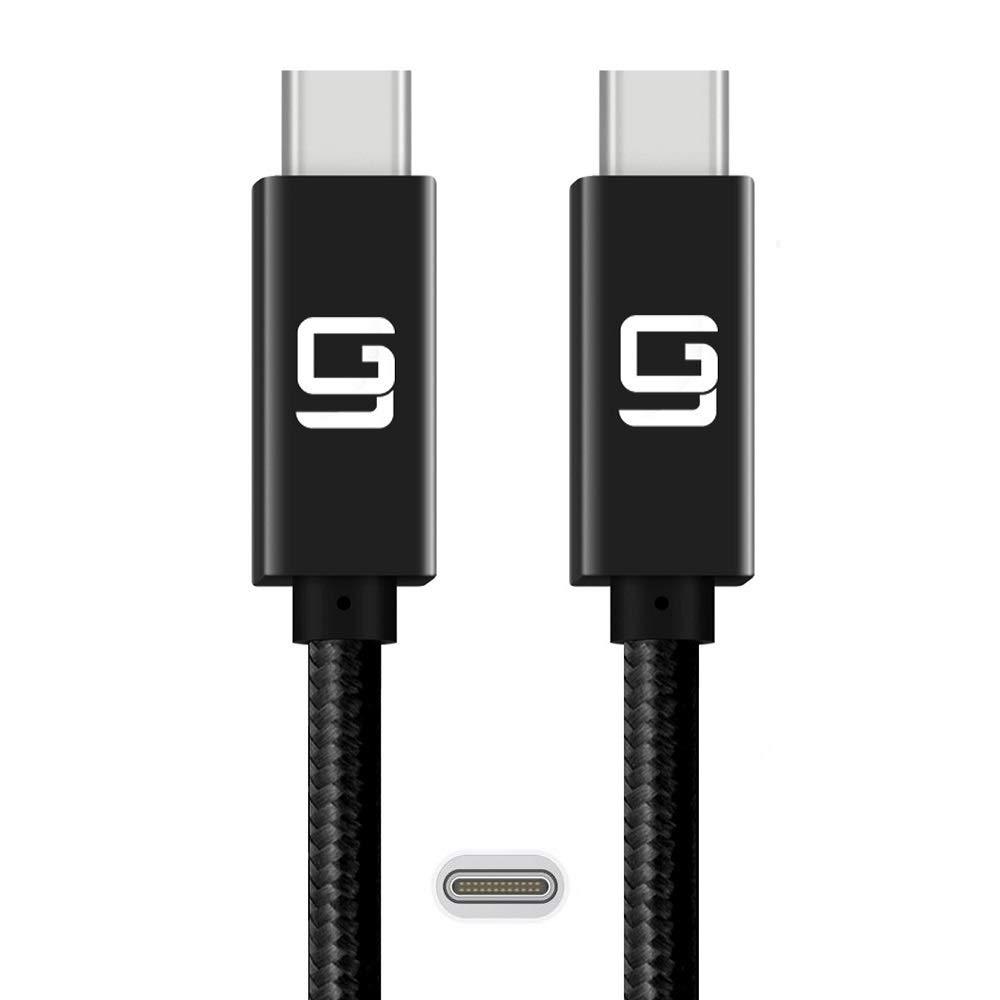 GodSpin Thunderbolt 3 Cable (40Gbps) [Certified] USB Type-C to USB Type-C, 100W Power (USB 3.1 & 3.2 Compatible) Dual 4k or Single 5k @60hz Display (2.6ft/40Gbps Thunderbolt 3) 0