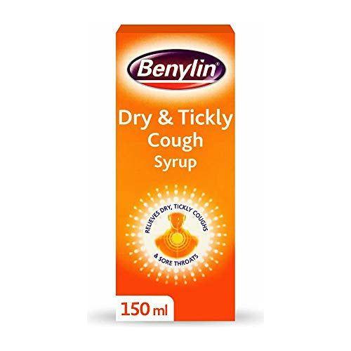 Benylin Dry and Tickly Cough Syrup, Targeted Relief for Your Cough, Cough Medicine for Adults and Children, 150 ml 0