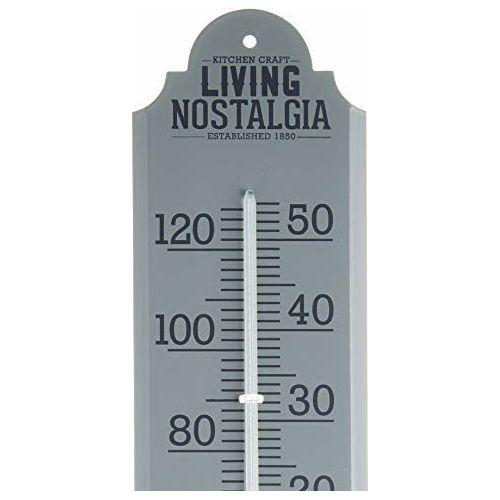 KitchenCraft Living Nostalgia Thermometer, Grey, 50 cm 1