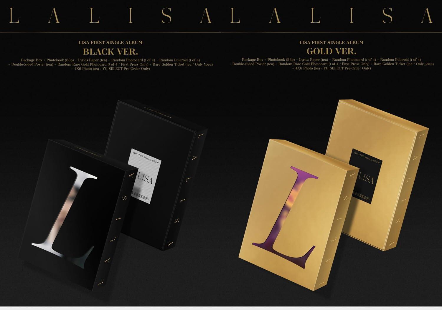 LISA BLACKPINK - FIRST SINGLE ALBUM LALISA (GOLD ver.) 1