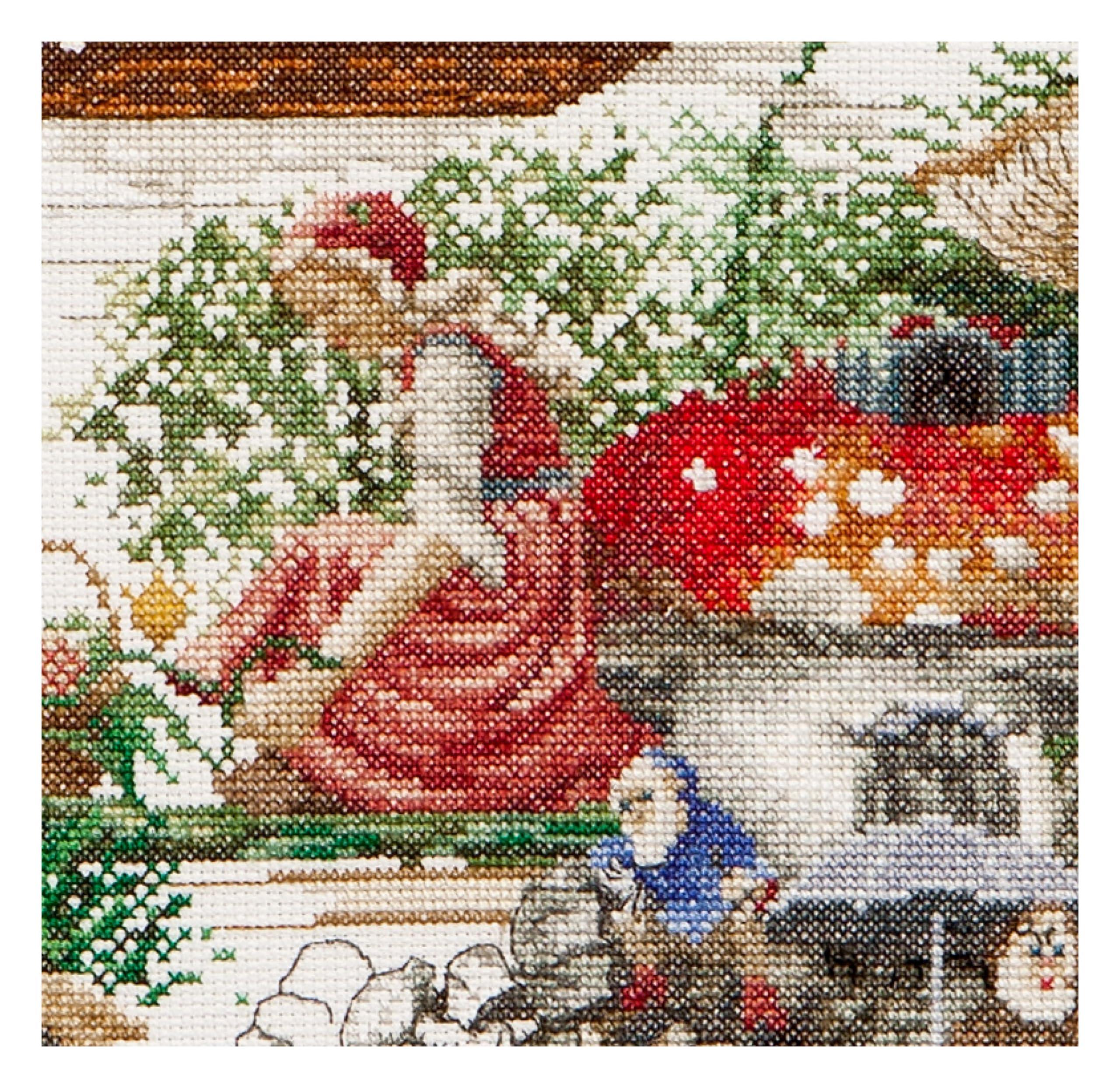 Thea Gouverneur - Counted Cross Stitch Kit - Efteling - Aida - 16 count - Embroidery Kit for Adults - DMC Embroidery Threads and other Cross Stitch Supplies Included - 2042A 1